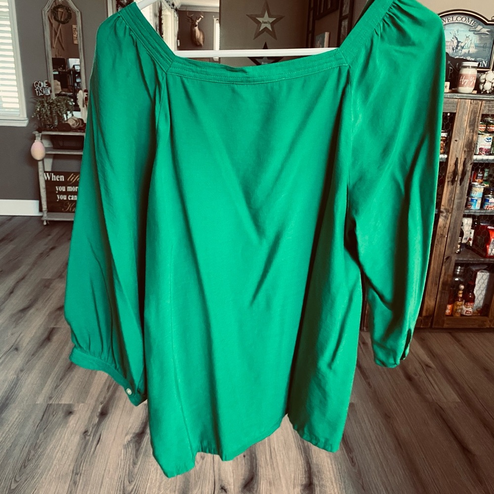 Loft Green Blouse